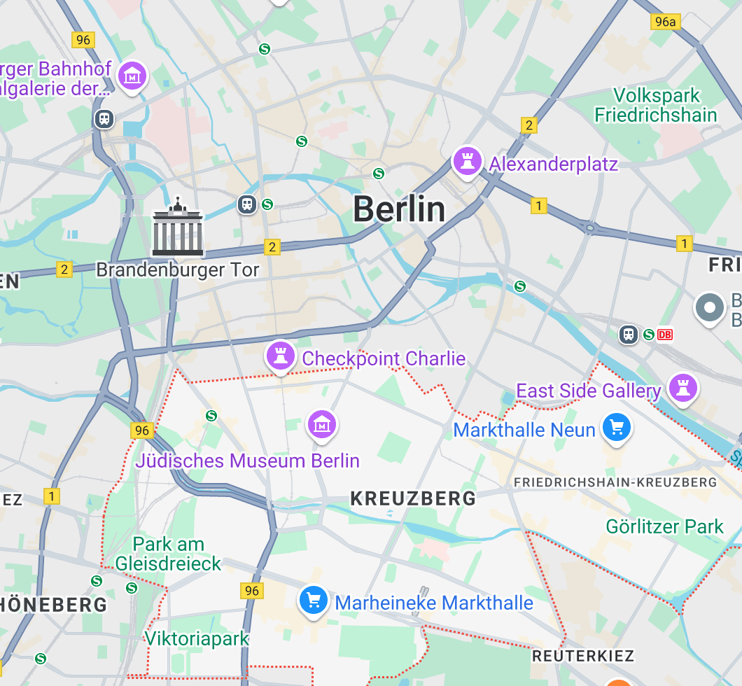 Kreuzberg Map